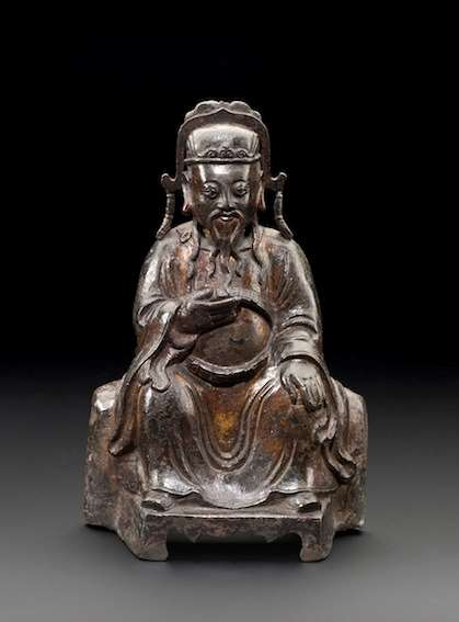 Bronze Seated Official, Ming Dynasty